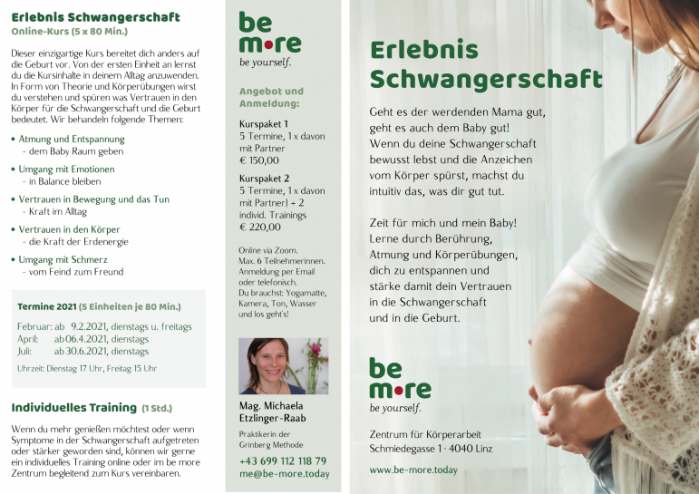 Online Kurs für die Schwangerschaft und Vorbereitung für die Geburt